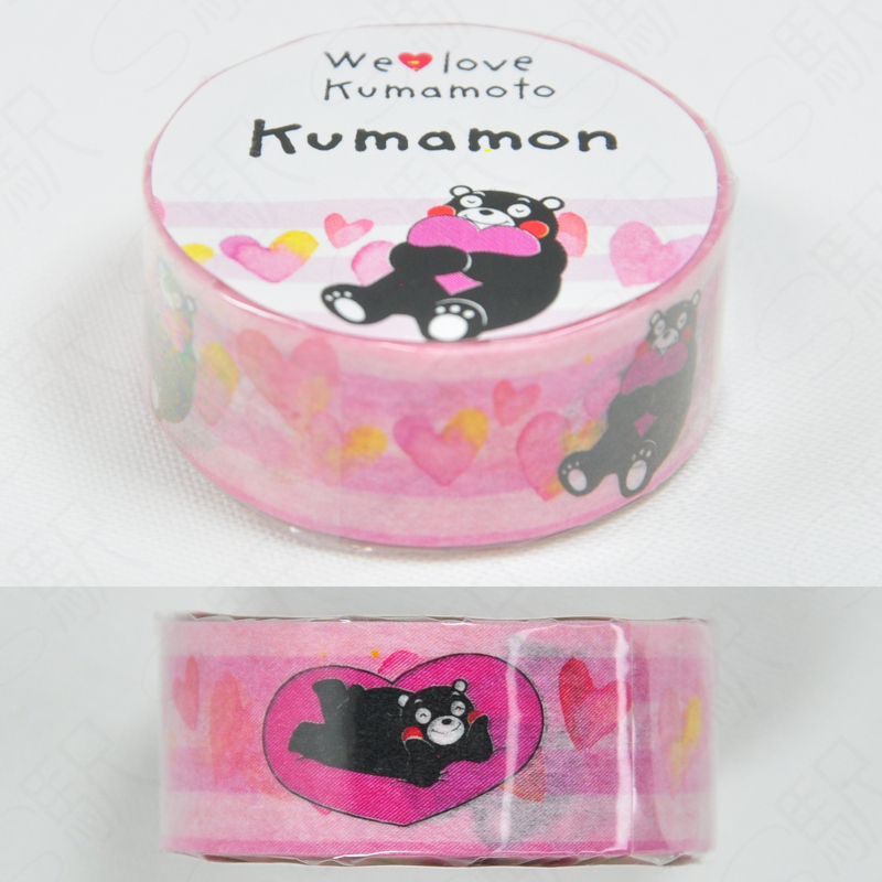 Kumamoto Prefecture Masking Tape KUMAMON - Heart
